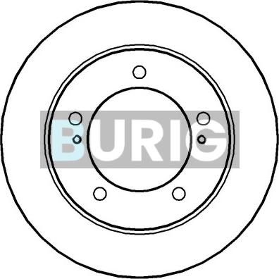 Burig B011056 - Тормозной диск abcparts.ee