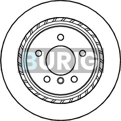 Burig B011290 - Тормозной диск abcparts.ee