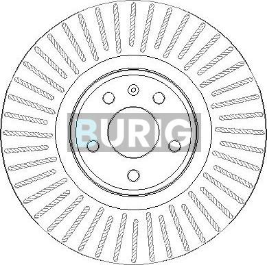 Burig B011266 - Тормозной диск abcparts.ee
