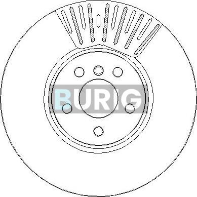 Burig B011261 - Тормозной диск abcparts.ee
