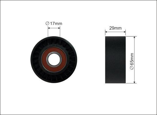 Caffaro 323-99 - Ролик, поликлиновый ремень abcparts.ee