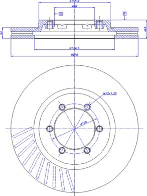 CAR 142.938 - Тормозной диск abcparts.ee