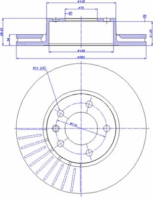 CAR 142.498 - Тормозной диск abcparts.ee