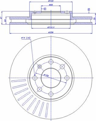 CAR 142.497 - Тормозной диск abcparts.ee