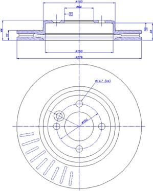 CAR 142.084 - Тормозной диск abcparts.ee