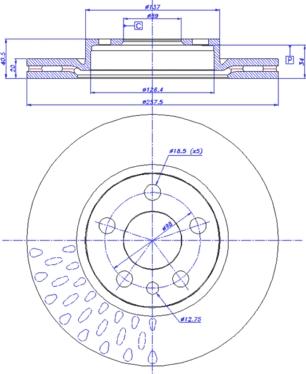 CAR 142.194 - Тормозной диск abcparts.ee