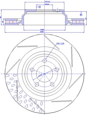 CAR 142.1449 - Тормозной диск abcparts.ee