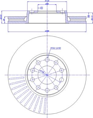 CAR 142.1188 - Тормозной диск abcparts.ee