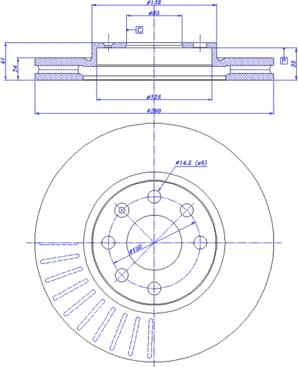 LPR O1590VR - Тормозной диск abcparts.ee