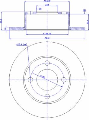 ABEX W 0425 - Тормозной диск abcparts.ee