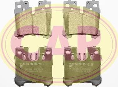 CAR PNT9481 - Тормозные колодки, дисковые, комплект abcparts.ee