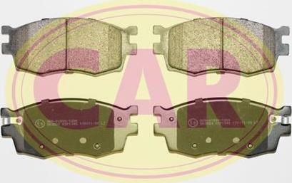 CAR PNT5431 - Тормозные колодки, дисковые, комплект abcparts.ee