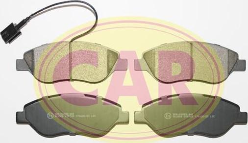 CAR PNT567 - Тормозные колодки, дисковые, комплект abcparts.ee