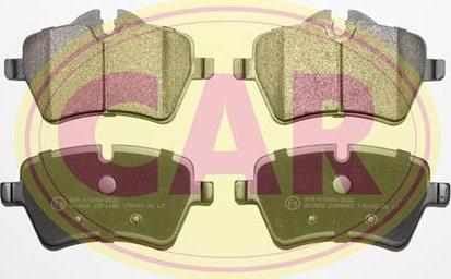 CAR PNT5841 - Тормозные колодки, дисковые, комплект abcparts.ee