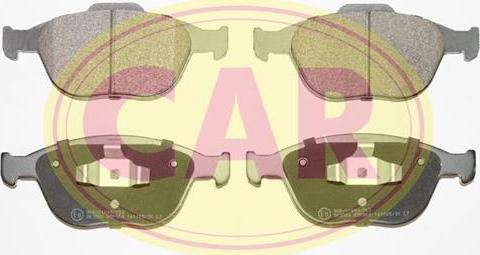 CAR PNT609 - Тормозные колодки, дисковые, комплект abcparts.ee