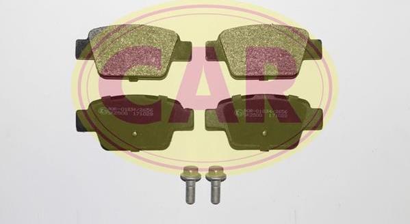 CAR PNT087 - Тормозные колодки, дисковые, комплект abcparts.ee