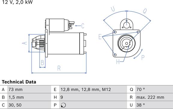Carwood Group BREF0320986026410 - Стартер abcparts.ee