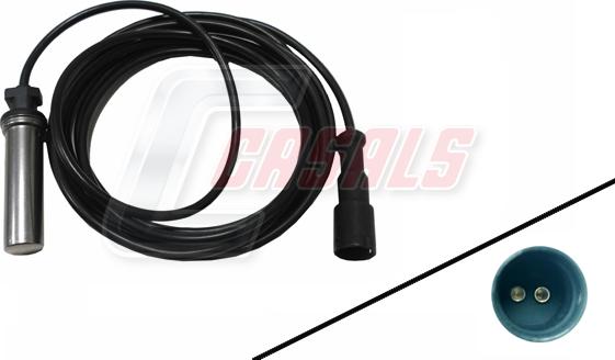 Casals 50303 - ABS датчик, частота вращения колеса abcparts.ee