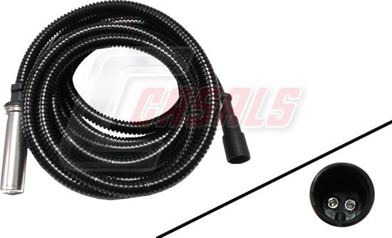 Casals 50385 - ABS датчик, частота вращения колеса abcparts.ee