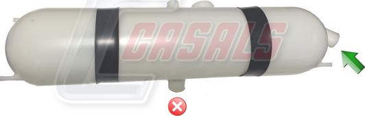 Casals 0422 - Компенсационный бак, охлаждающая жидкость abcparts.ee