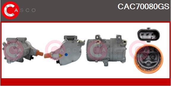 Casco CAC70080GS - Компрессор кондиционера abcparts.ee