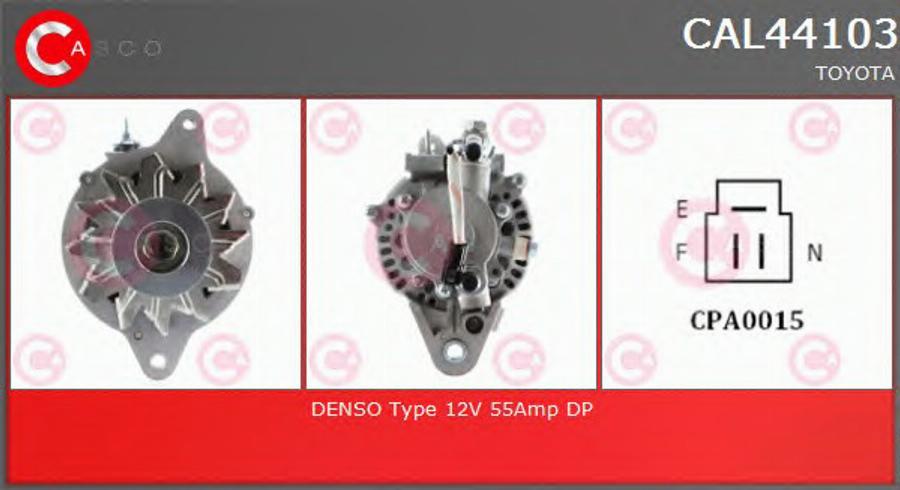 Casco CAL44103 - Генератор abcparts.ee
