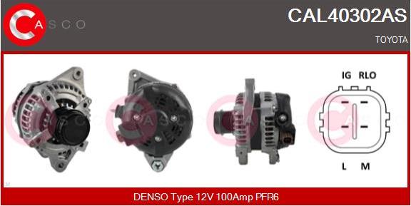 Casco CAL40302AS - Генератор abcparts.ee