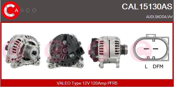 Casco CAL15130AS - Генератор abcparts.ee