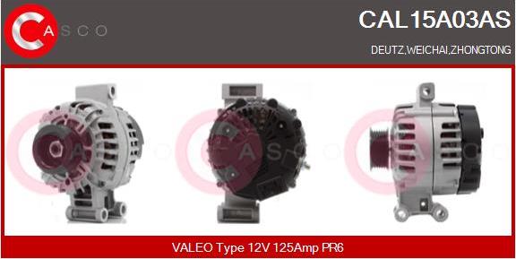 Casco CAL15A03AS - Генератор abcparts.ee