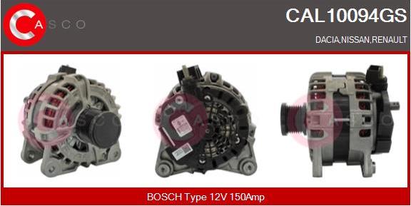 Casco CAL10094GS - Генератор abcparts.ee