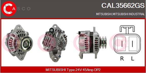 Casco CAL35662GS - Генератор abcparts.ee