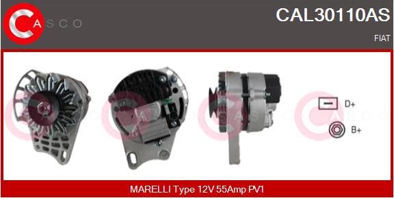 Casco CAL30110AS - Генератор abcparts.ee