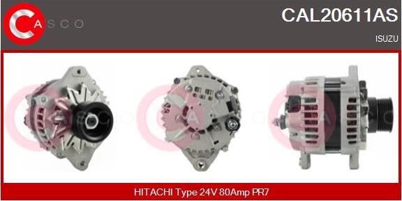 Casco CAL20611AS - Генератор abcparts.ee