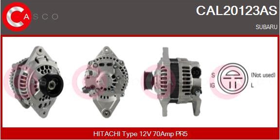 Casco CAL20123AS - Генератор abcparts.ee