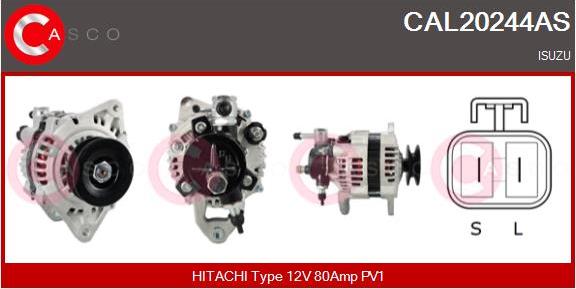 Casco CAL20244AS - Генератор abcparts.ee