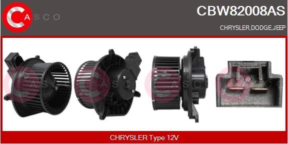 Casco CBW82008AS - Вентилятор салона abcparts.ee