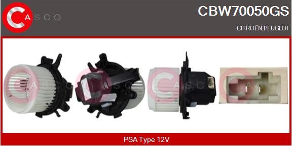 Casco CBW70050GS - Вентилятор салона abcparts.ee