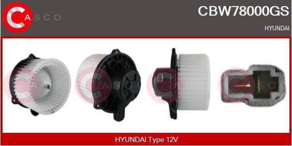 Casco CBW78000GS - Вентилятор салона abcparts.ee