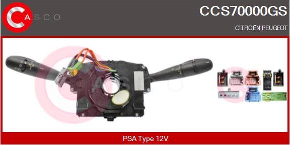 Casco CCS70000GS - Выключатель на рулевой колонке abcparts.ee