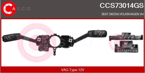 Casco CCS73014GS - Выключатель на рулевой колонке abcparts.ee