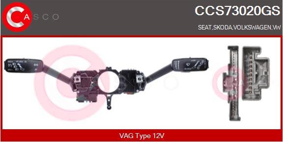 Casco CCS73020GS - Выключатель на рулевой колонке abcparts.ee