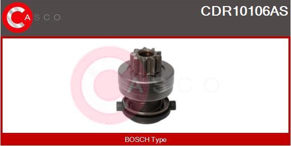 Casco CDR10106AS - Бендикс, ведущая шестерня стартера abcparts.ee