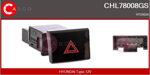 Casco CHL78008GS - Указатель аварийной сигнализации abcparts.ee