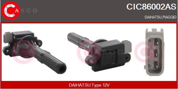 Casco CIC86002AS - Катушка зажигания abcparts.ee