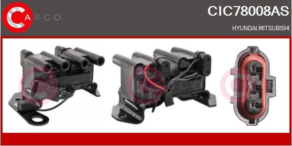Casco CIC78008AS - Катушка зажигания abcparts.ee