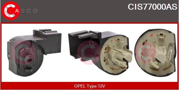 Casco CIS77000AS - Замок зажигания, включение стартера abcparts.ee