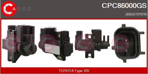 Casco CPC86000GS - Преобразователь давления ОГ, EGR abcparts.ee