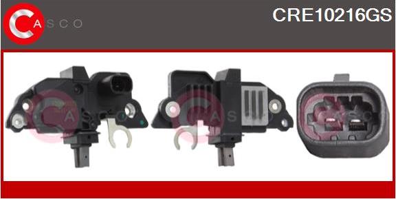 Casco CRE10216GS - Регулятор напряжения, генератор abcparts.ee