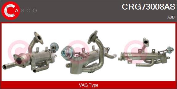 Casco CRG73008AS - Радиатор, рециркуляция ОГ abcparts.ee