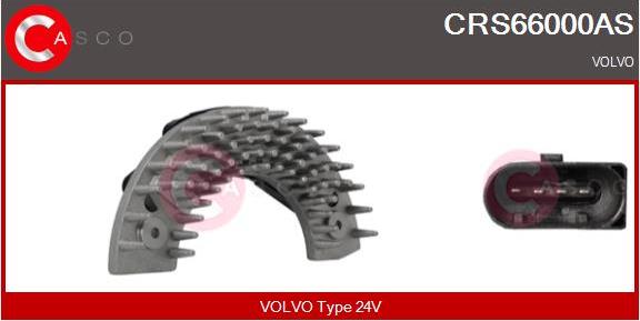 Casco CRS66000AS - Сопротивление, реле, вентилятор салона abcparts.ee